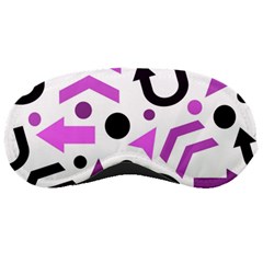 Magenta Direction Pattern Sleeping Masks by Valentinaart