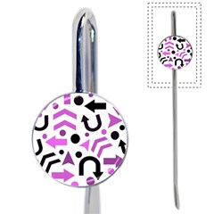 Magenta Direction Pattern Book Mark by Valentinaart