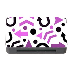 Magenta Direction Pattern Memory Card Reader With Cf by Valentinaart