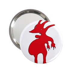 Grotesque Red Creature  2 25  Handbag Mirrors by dflcprints