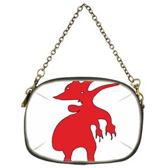 Grotesque Red Creature  Chain Purses (one Side)  by dflcprints