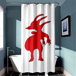 Grotesque Red Creature  Shower Curtain 36  x 72  (Stall)  Curtain(36 X72 ) - 33.26 x66.24  Curtain(36 X72 )