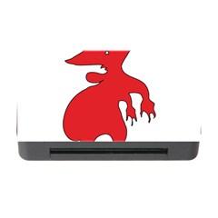 Grotesque Red Creature  Memory Card Reader With Cf by dflcprints