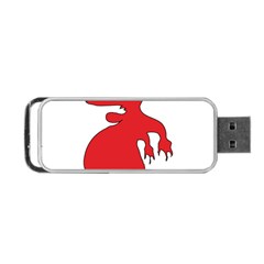 Grotesque Red Creature  Portable Usb Flash (two Sides) by dflcprints