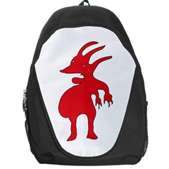 Grotesque Red Creature  Backpack Bag by dflcprints