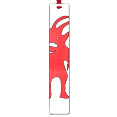 Grotesque Red Creature  Large Book Marks by dflcprints