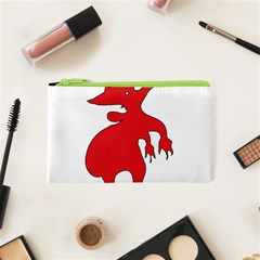 Grotesque Red Creature  Cosmetic Bag (xs) by dflcprints