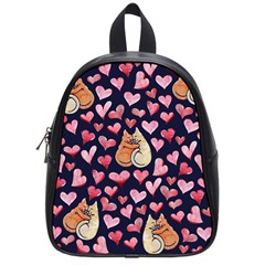 Crazy Cat Love School Bags (small)  by BubbSnugg