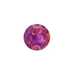 Candy Abstract Pink, Purple, Orange 1  Mini Buttons