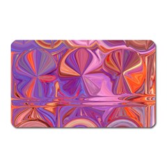 Candy Abstract Pink, Purple, Orange Magnet (rectangular)