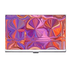 Candy Abstract Pink, Purple, Orange Business Card Holders