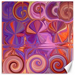 Candy Abstract Pink, Purple, Orange Canvas 16  X 16  