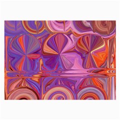 Candy Abstract Pink, Purple, Orange Large Glasses Cloth (2-side)