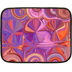 Candy Abstract Pink, Purple, Orange Fleece Blanket (mini)