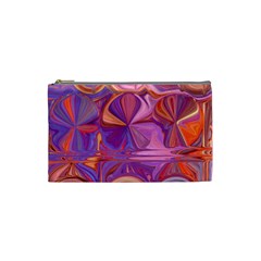 Candy Abstract Pink, Purple, Orange Cosmetic Bag (small) 