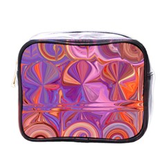 Candy Abstract Pink, Purple, Orange Mini Toiletries Bags