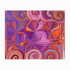 Candy Abstract Pink, Purple, Orange Small Glasses Cloth