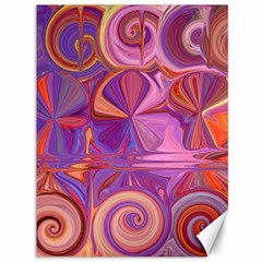 Candy Abstract Pink, Purple, Orange Canvas 36  X 48  