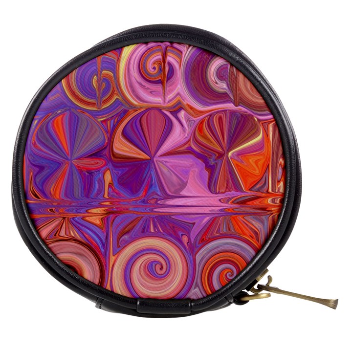 Candy Abstract Pink, Purple, Orange Mini Makeup Bags