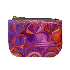 Candy Abstract Pink, Purple, Orange Mini Coin Purses by digitaldivadesigns