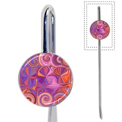 Candy Abstract Pink, Purple, Orange Book Mark by digitaldivadesigns