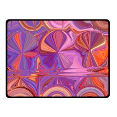 Candy Abstract Pink, Purple, Orange Fleece Blanket (small) by digitaldivadesigns