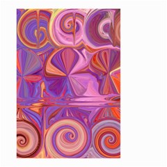 Candy Abstract Pink, Purple, Orange Small Garden Flag (two Sides) by digitaldivadesigns