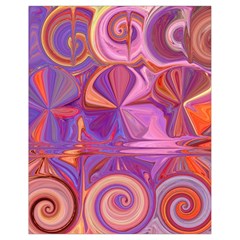 Candy Abstract Pink, Purple, Orange Drawstring Bag (small) by digitaldivadesigns