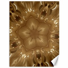 Elegant Gold Brown Kaleidoscope Star Canvas 36  X 48   by yoursparklingshop