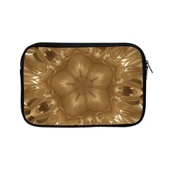 Elegant Gold Brown Kaleidoscope Star Apple Ipad Mini Zipper Cases by yoursparklingshop