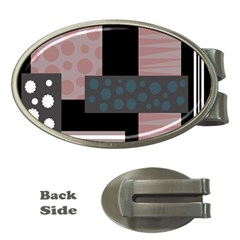 Collage  Money Clips (Oval) 