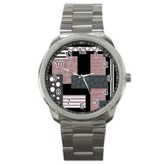 Collage  Sport Metal Watch