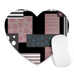 Collage  Heart Mousepads