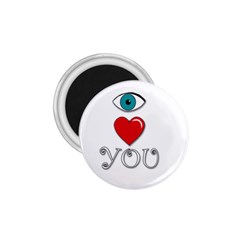 I Love You 1 75  Magnets by Valentinaart