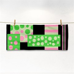 Green And Pink Collage Cosmetic Storage Cases by Valentinaart