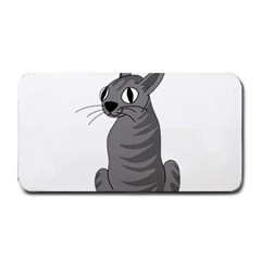 Gray cat Medium Bar Mats