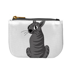 Gray cat Mini Coin Purses