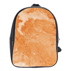 Rose Gold Marble Stone Print School Bags(large) 