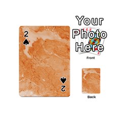 Rose Gold Marble Stone Print Playing Cards 54 (mini) 