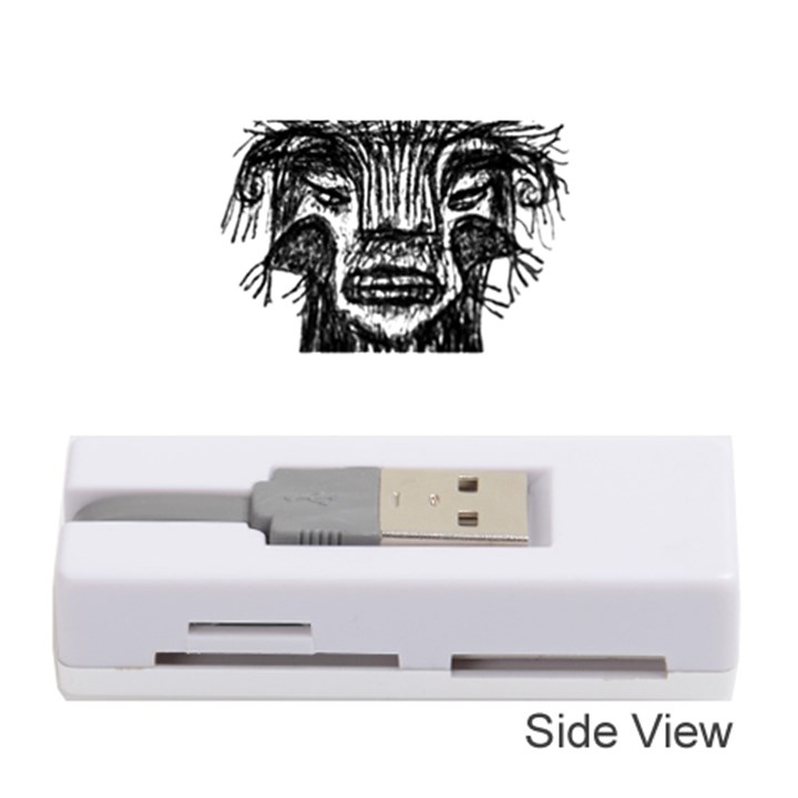 Fantasy Monster Head Drawing Memory Card Reader (Stick) 