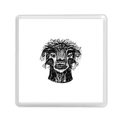 Fantasy Monster Head Drawing Memory Card Reader (square)  by dflcprints