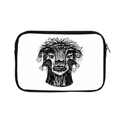 Fantasy Monster Head Drawing Apple Ipad Mini Zipper Cases by dflcprints