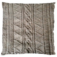 Rough Cable Knit Standard Flano Cushion Case (two Sides) by DeneWestUK