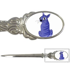 Blue Cat Letter Openers by Valentinaart