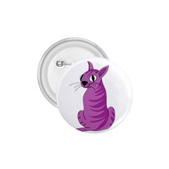 Purple Cat 1 75  Buttons by Valentinaart