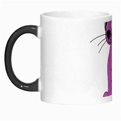 Purple Cat Morph Mugs by Valentinaart