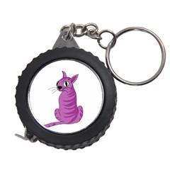 Purple Cat Measuring Tapes by Valentinaart