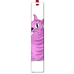 Purple Cat Large Book Marks by Valentinaart