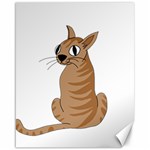 Brown cat Canvas 16  x 20   15.75 x19.29  Canvas - 1