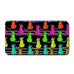 Colorful Cats Pattern Medium Bar Mats by Valentinaart